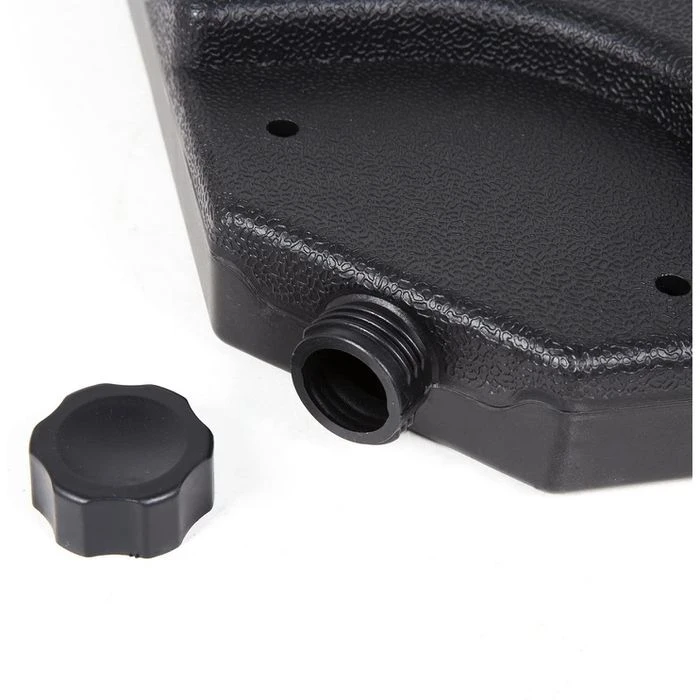 Sekey Sonnenschirmständer 34029, Kunststoff, Ca. 72 Liter, Anthrazit, Quadratisch, Befüllbar – Bild 6