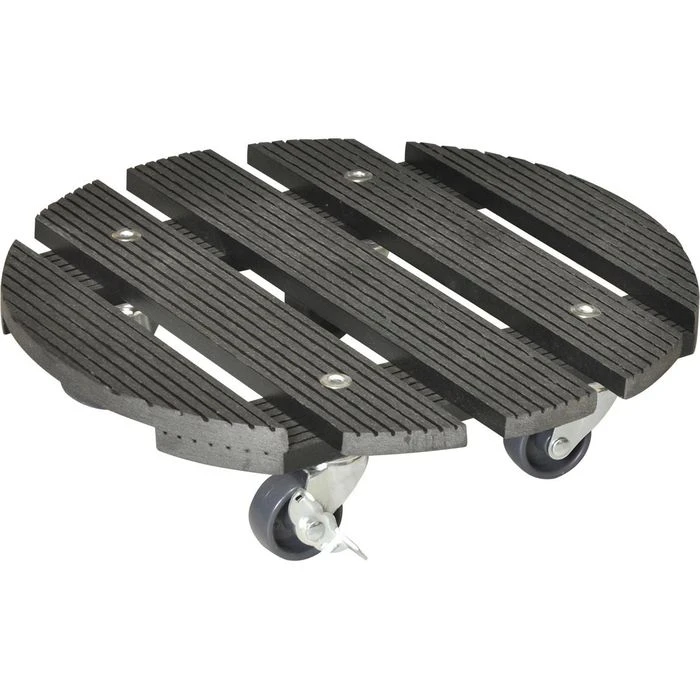 Wagner-System Pflanzenroller 20052501, Rund, Kunststoff, 100kg, Anthrazit, Ă 29cm